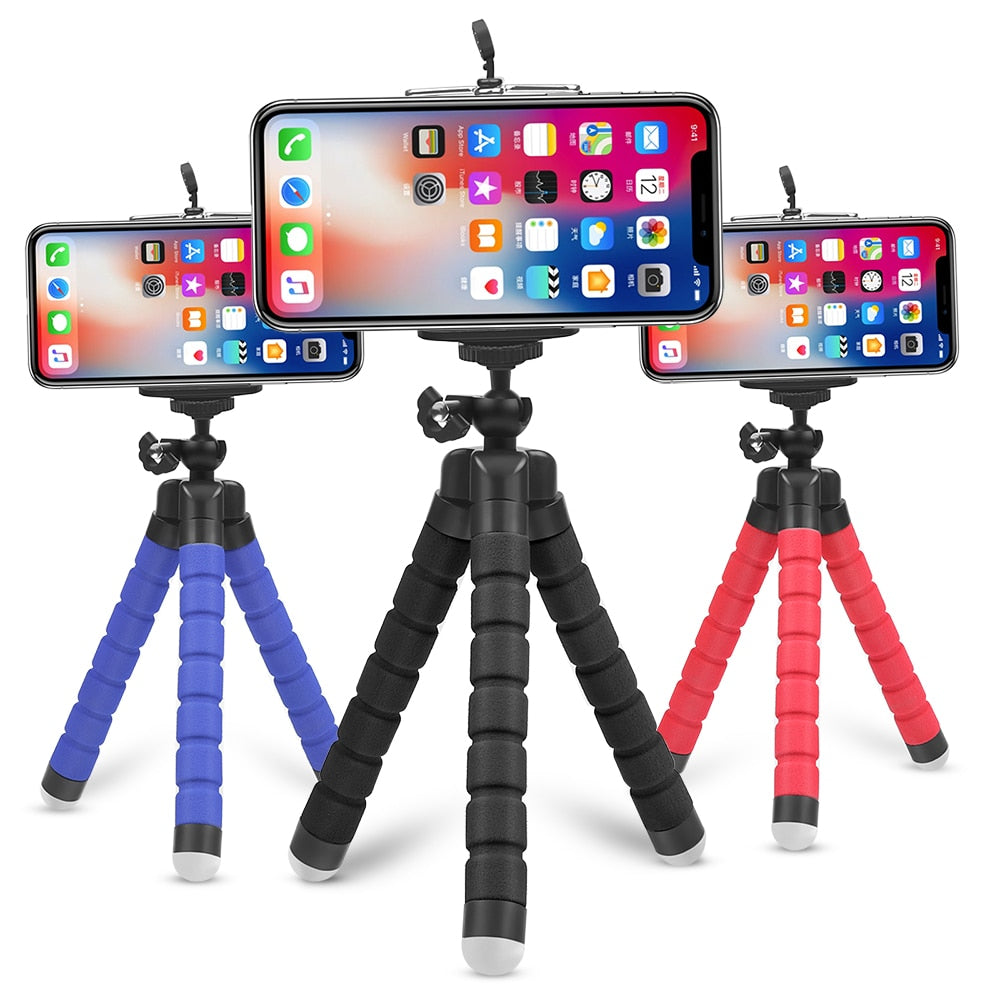 Mini Flexible Tripod for iPhone, Samsung, GoPro and Huawei