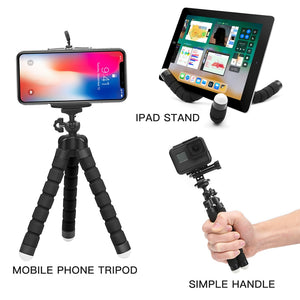 Mini Flexible Tripod for iPhone, Samsung, GoPro and Huawei