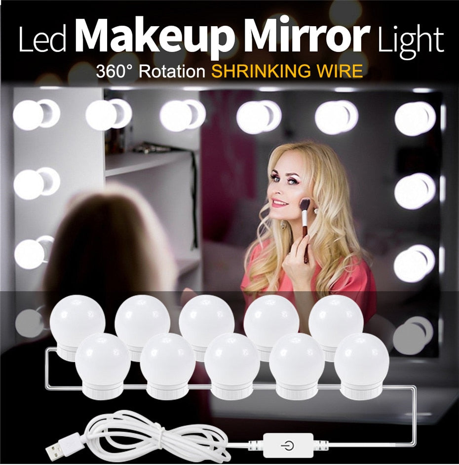 5V Dimmable Led Makeup Mirror Light Bulb Hollywood Light