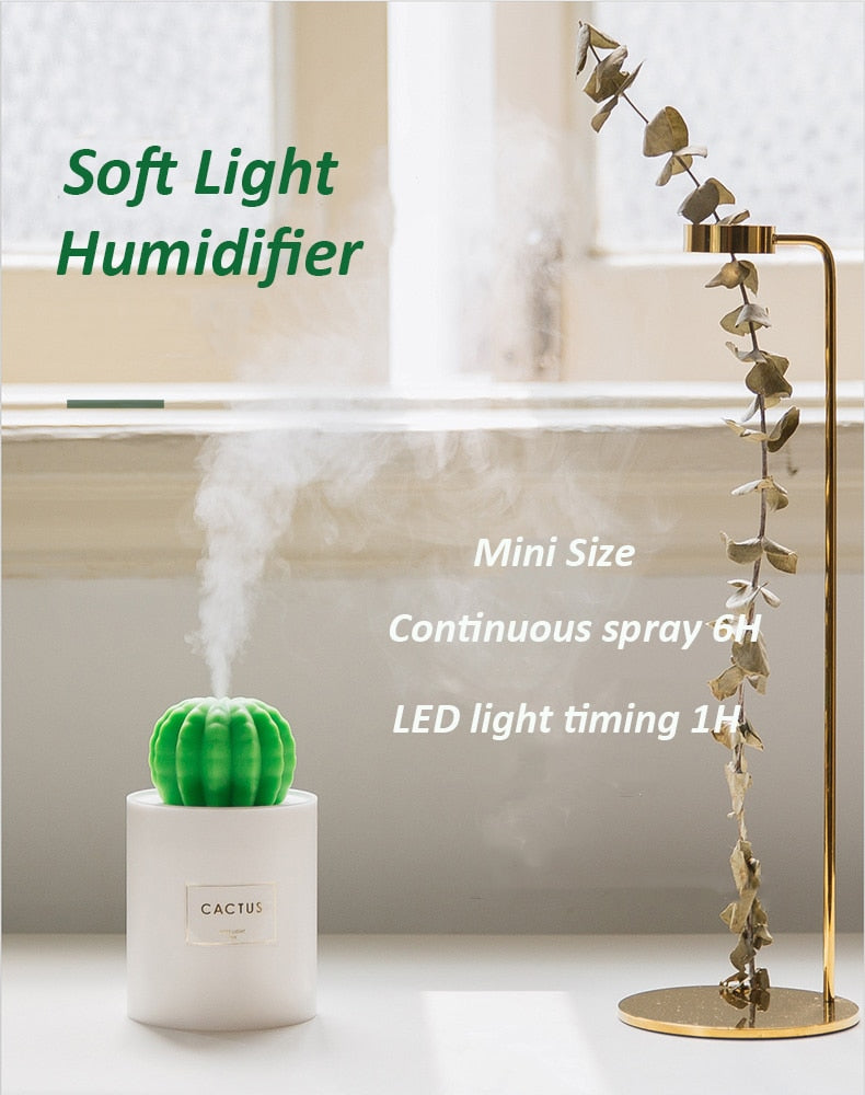 USB Aroma Essential Oil Diffuser With LED Night light