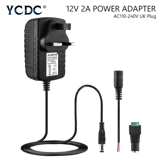 Power Converter Adapter Supply For 12V LED Strip Light