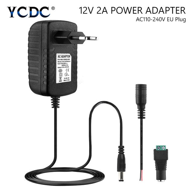 Power Converter Adapter Supply For 12V LED Strip Light