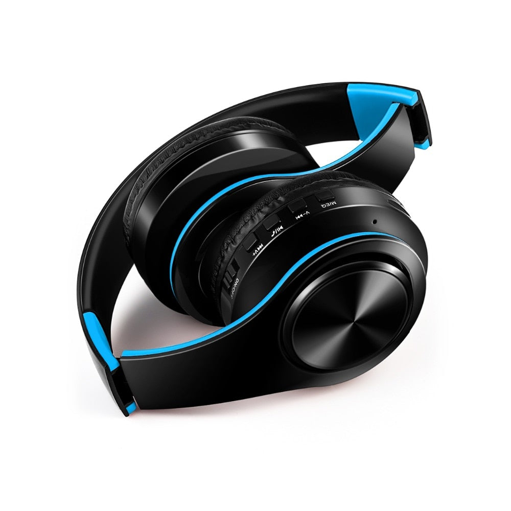 Bluetooth Over Ear Stereo Wireless Headphones With Built-in Mic