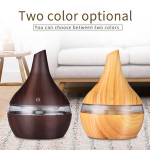 Electric Humidifier Wodden Air Diffuser