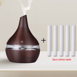 Electric Humidifier Wodden Air Diffuser