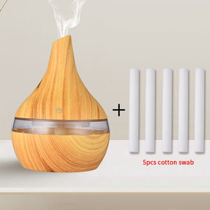 Electric Humidifier Wodden Air Diffuser