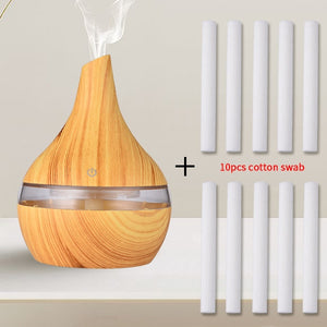 Electric Humidifier Wodden Air Diffuser