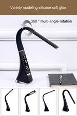 Load image into Gallery viewer, 5W LED Foldable and Dimmable Desk Lamp with Alarm clock
