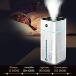 Load image into Gallery viewer, Ultrasonic Air Humidifier Mute 7 Color Night Light 1000ML
