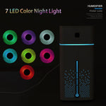 Load image into Gallery viewer, Ultrasonic Air Humidifier Mute 7 Color Night Light 1000ML
