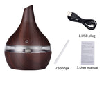 Load image into Gallery viewer, Electric Humidifier Wodden Air Diffuser
