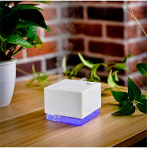 300ML Creativity Water Cube Humidifier Ultrasonic Aroma Essential Oil Diffuser Mist Maker Air humidificador LED Night Light