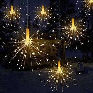 LED Waterproof Star Fireworks design Chritmas Lights