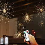 Load image into Gallery viewer, LED Waterproof Star Fireworks design Chritmas Lights

