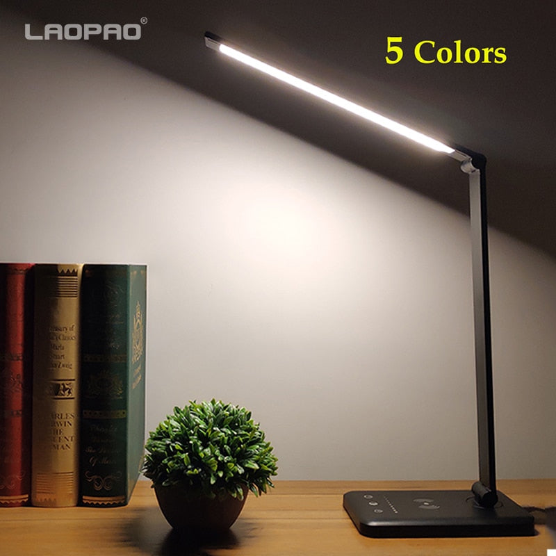 Touchscreen Desk Lamp With Phone Charging