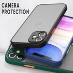 Load image into Gallery viewer, Shockproof Silicone iPhone Bumper Case Luxury Transparent Matte Cover
