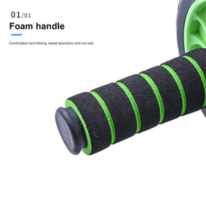 Workout Wheel Roller Kit for Home Gym with Push-Up Bar & Grips & Jump Rope
