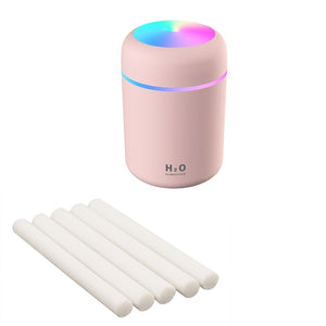 300ml USB Ultrasonic Aroma Essential Oil Diffuser With Colorful LED Light