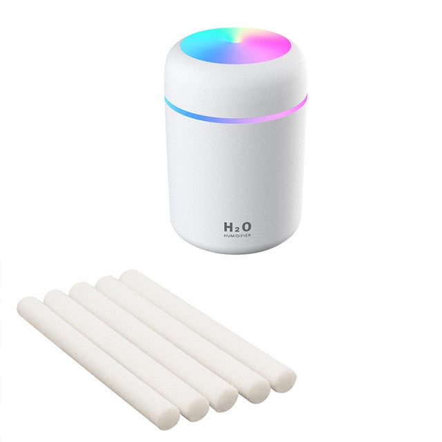 300ml USB Ultrasonic Aroma Essential Oil Diffuser With Colorful LED Light