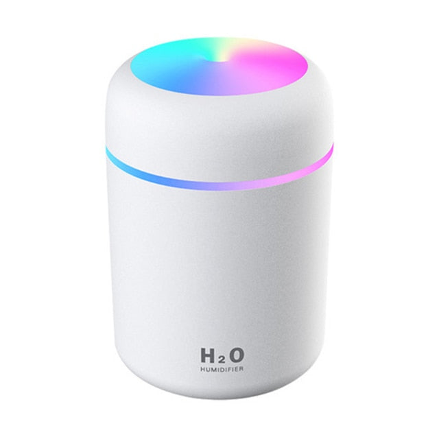 300ml USB Ultrasonic Aroma Essential Oil Diffuser With Colorful LED Light