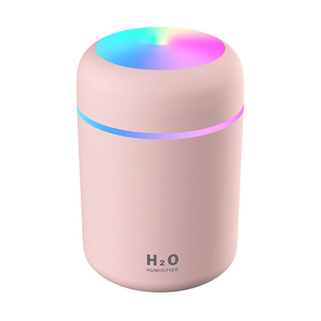 300ml USB Ultrasonic Aroma Essential Oil Diffuser With Colorful LED Light