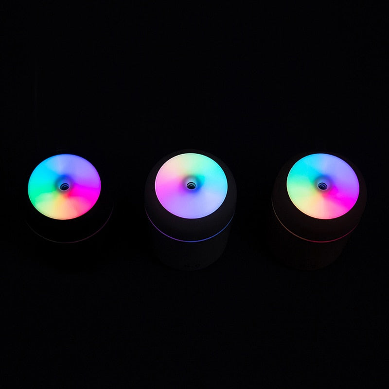 300ml USB Ultrasonic Aroma Essential Oil Diffuser With Colorful LED Light