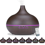 Load image into Gallery viewer, 550ml Oil Diffuser Humidifier With Remote Control and LED Lights
