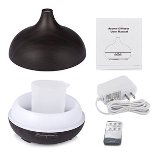 550ml Oil Diffuser Humidifier With Remote Control and LED Lights